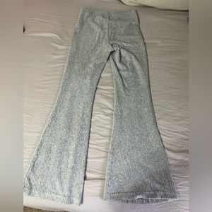 Aerie ribbed flair pants